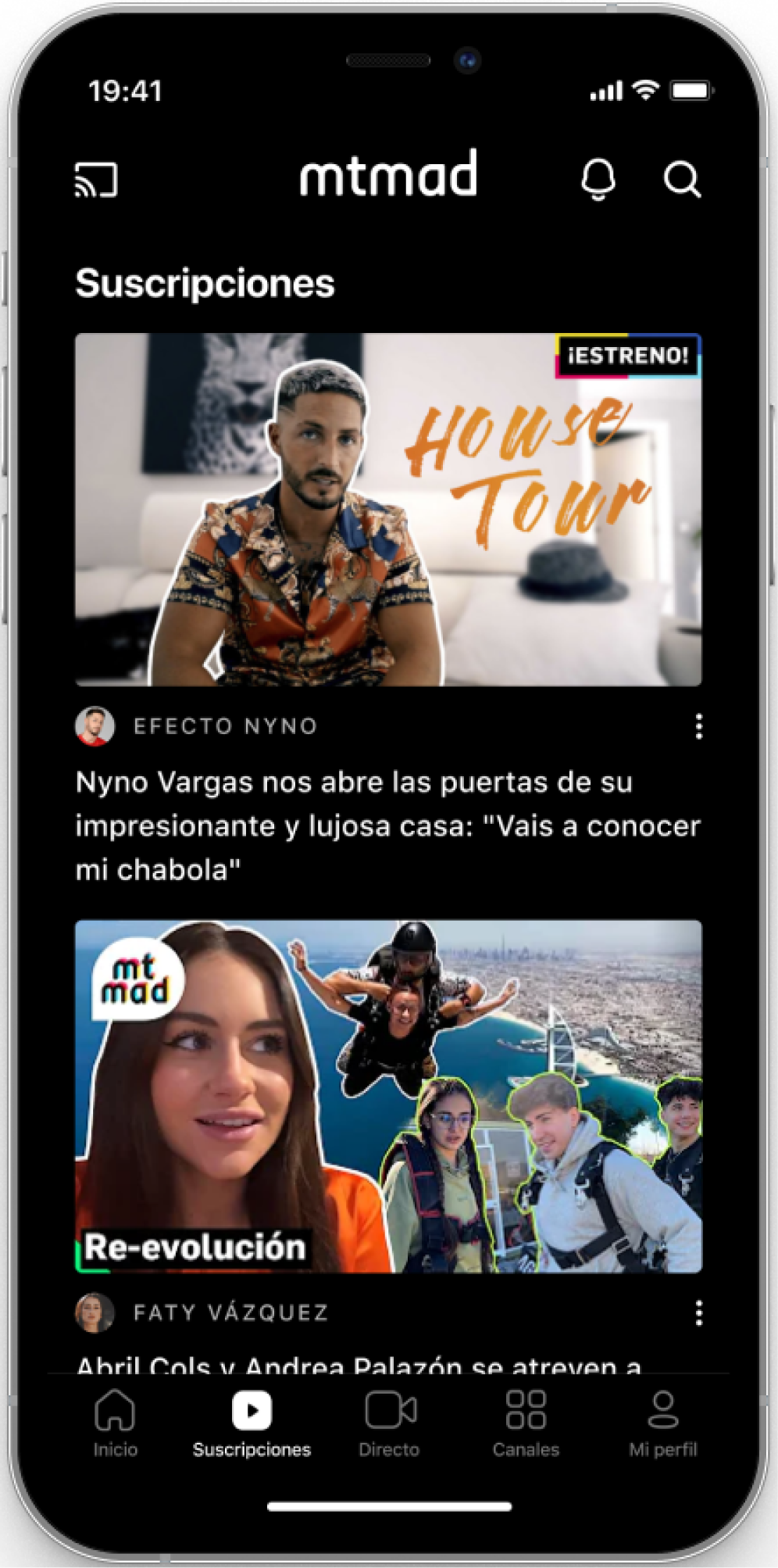 Channel subscription flow