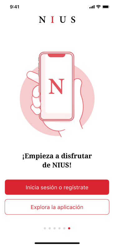 Alternative screen — subscription prompt