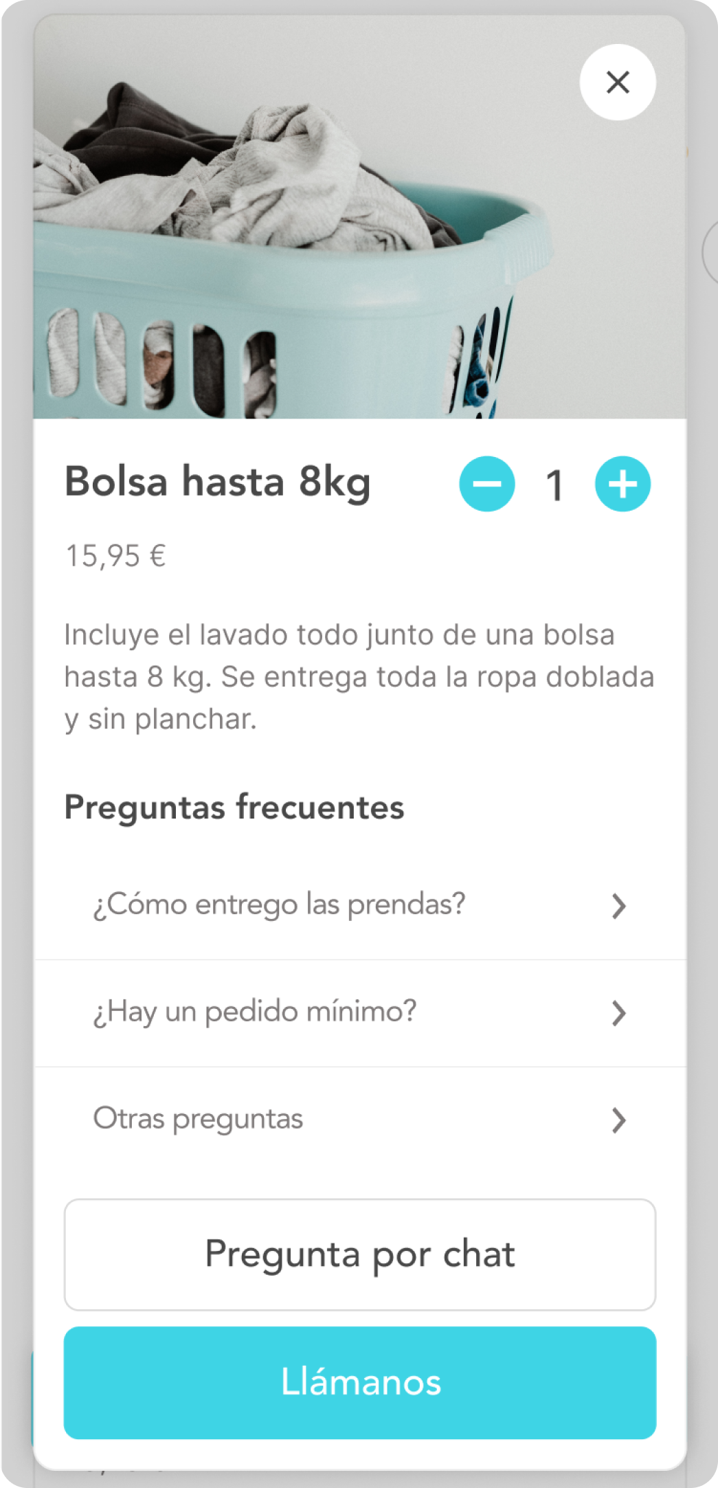 Service selection and scheduling interface